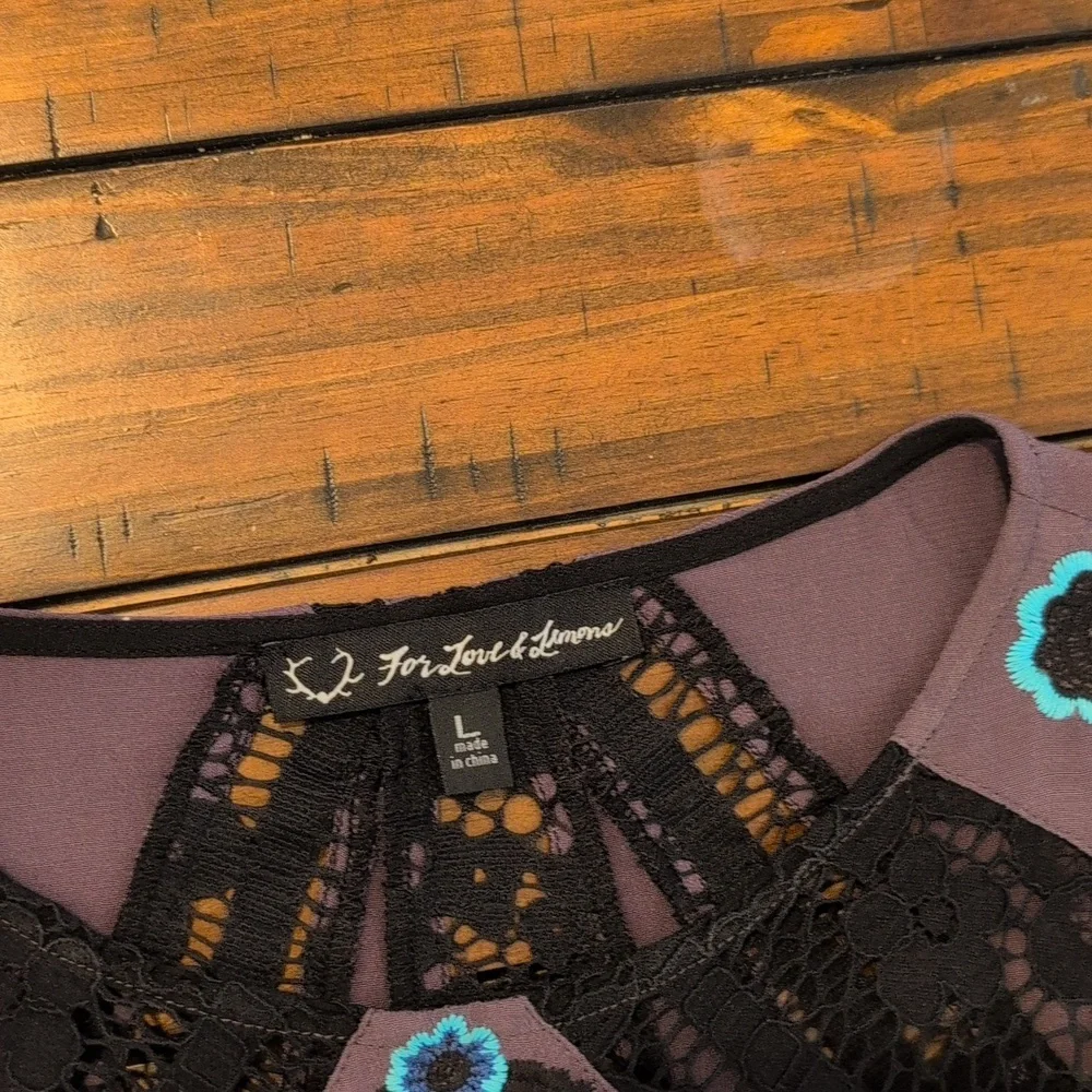 For Love And Lemons Cecelia Mini Dress Long Sleeve - Picture 4 of 8